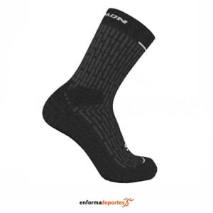 CALCETINES SALOMON ULTRA GLIDE CREW | BLACK/PHANTOM/GHOST GRAY