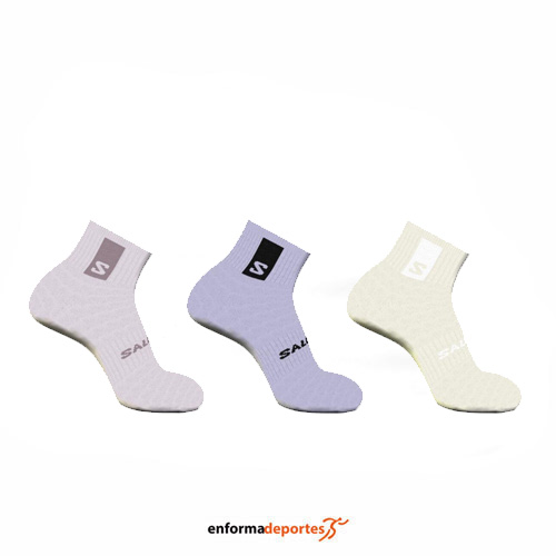 Calcetines unisex Salomon EveryDay Ankle | HUSHED VIOLET/PURPLE HEAT - Imagen 2
