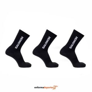 Calcetines unisex Salomon Everyday Lite Crew | BLACK/