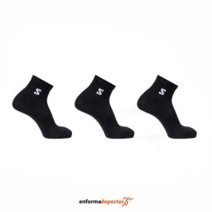 Calcetines unisex Salomon Everyday Lite Quarter | BLACK/