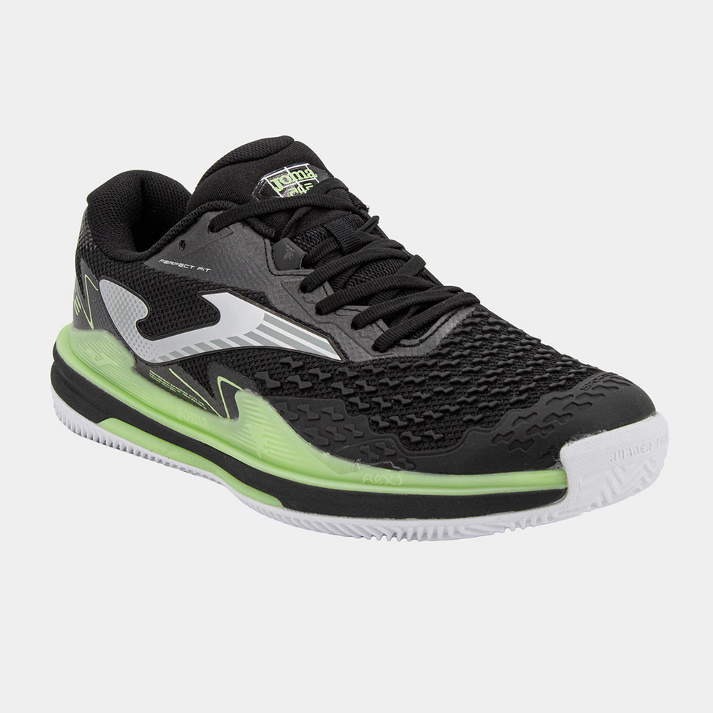 Zapatillas Tenis ACE Men 2501 C Negro Verde - Imagen 3