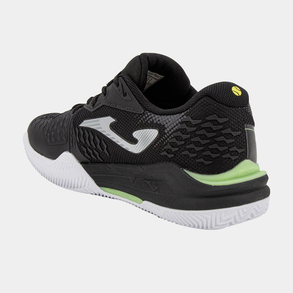 Zapatillas Tenis ACE Men 2501 C Negro Verde - Imagen 5