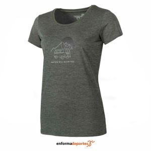 CAMISETA MUJER TERNUA LOGNA 3.0 | 2463 VERDE BOSQUE