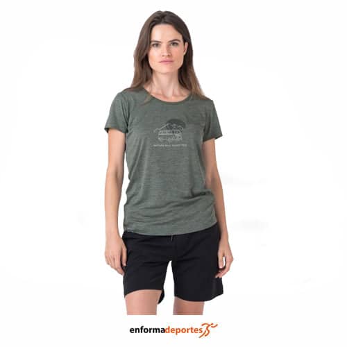CAMISETA MUJER TERNUA LOGNA 3.0 | 2463 VERDE BOSQUE - Imagen 3