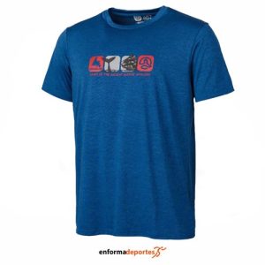 CAMISETA HOMBRE TERNUA DYKE | 7433 MOROCCAN BLUE