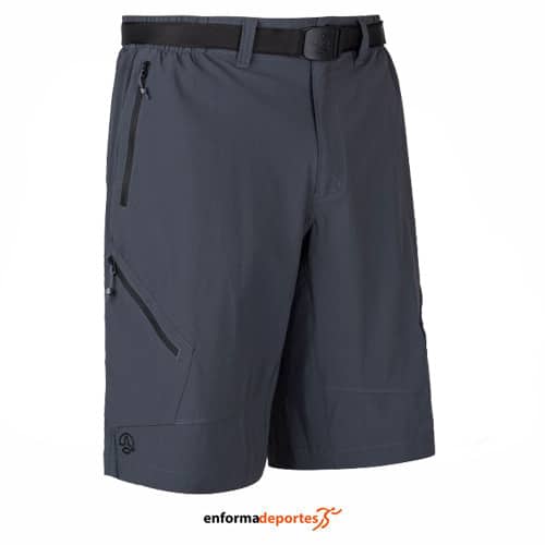 Pantalón corto hombre Ternua Torlok | 5780 GRIS/NEGRO - Imagen 2