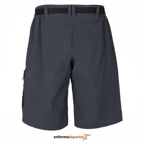 Pantalón corto hombre Ternua Torlok | 5780 GRIS/NEGRO - Imagen 3