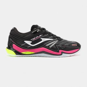 Zapatillas Futbol Sala Top Flex Ultimate 2501 IN Negro Fucsia Amarillo Flúor