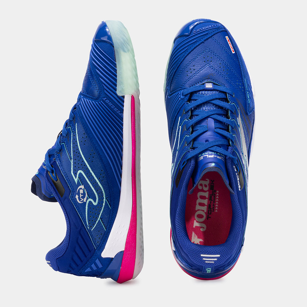 Zapatillas Futbol Sala Top Flex Ultimate 2505 IN Royal Blanco - Imagen 5