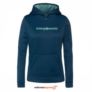 SUDADERA MUJER TRANGO POPPI | AZUL/VERDE