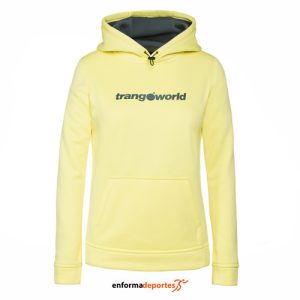 SUDADERA MUJER TRANGO POPPI | AMARILLO/GRIS