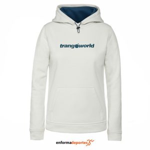 SUDADERA MUJER TRANGO POPPI | CRUDO/GRIS