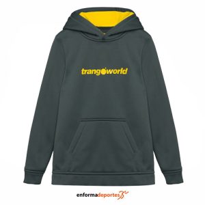 SUDADERA HOMBRE TRANGO KURA | GRIS/AMBER