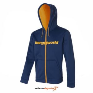 SUDADERA JUNIOR TRANGO OBY | AZUL/NARANJA