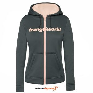 SUDADERA MUJER TRANGO LIENA | GRIS/ROSA