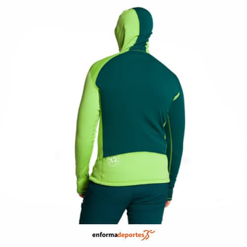 Chaqueta Hombre Trango TRX2 Stretch Evo | VERDE/VERDE OSCURO - Imagen 3