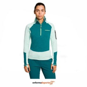 Pullover Mujer Trango Brenta | VERDE/VERDE CLARO