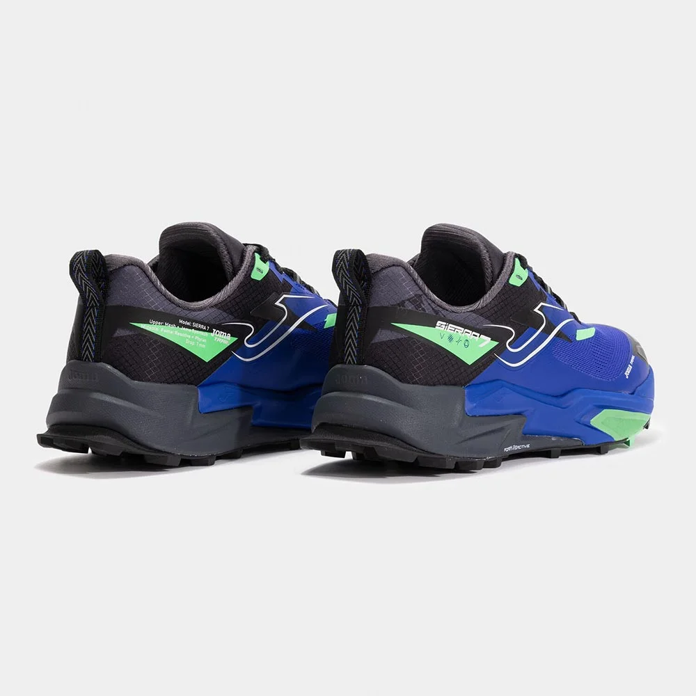 Zapatillas Trail Running Sierra Men 2504 Azul Eléctrico - Imagen 4