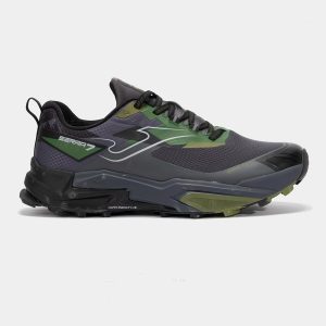 Zapatillas Trail Running Sierra Men 2522 Gris Oscuro Verde