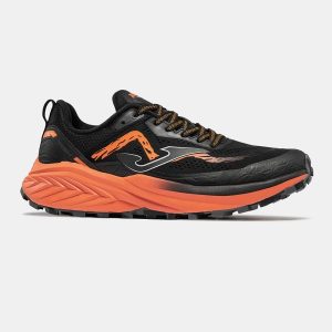 Zapatillas Trail Running Trek Men 2601 Negro Naranja