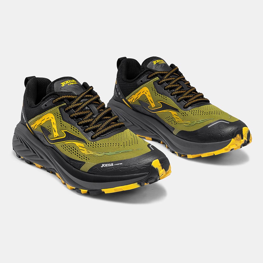 Zapatillas Trail Running Trek Men 2623 Verde Amarillo Negro - Imagen 3