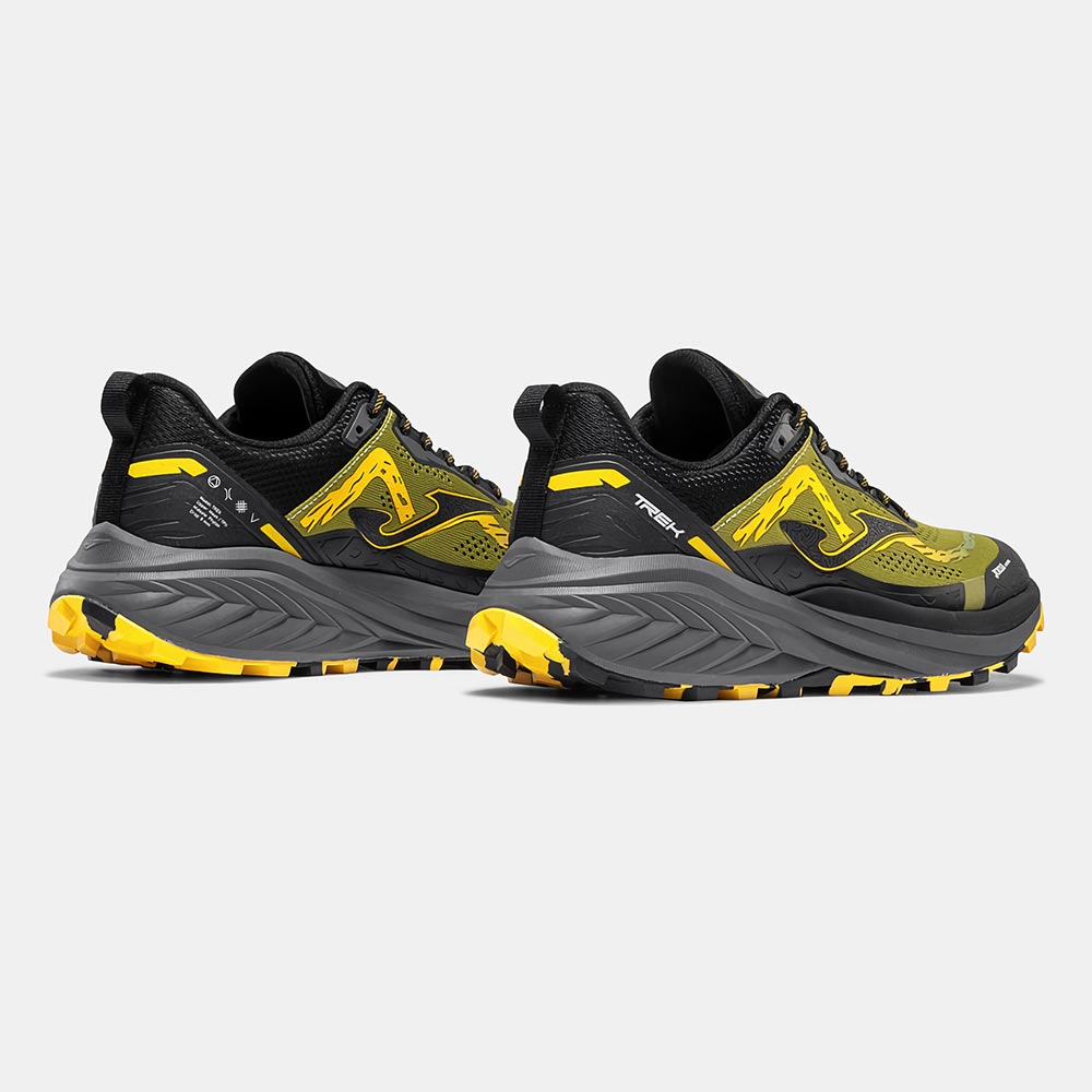 Zapatillas Trail Running Trek Men 2623 Verde Amarillo Negro - Imagen 5
