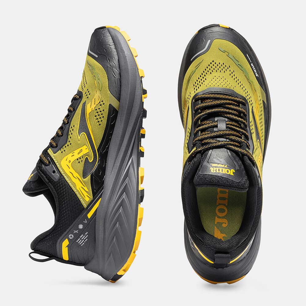 Zapatillas Trail Running Trek Men 2623 Verde Amarillo Negro - Imagen 4