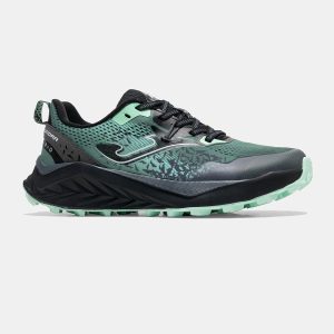 Zapatillas Trail Running Tundra Lady 2615 Negro Verde Menta