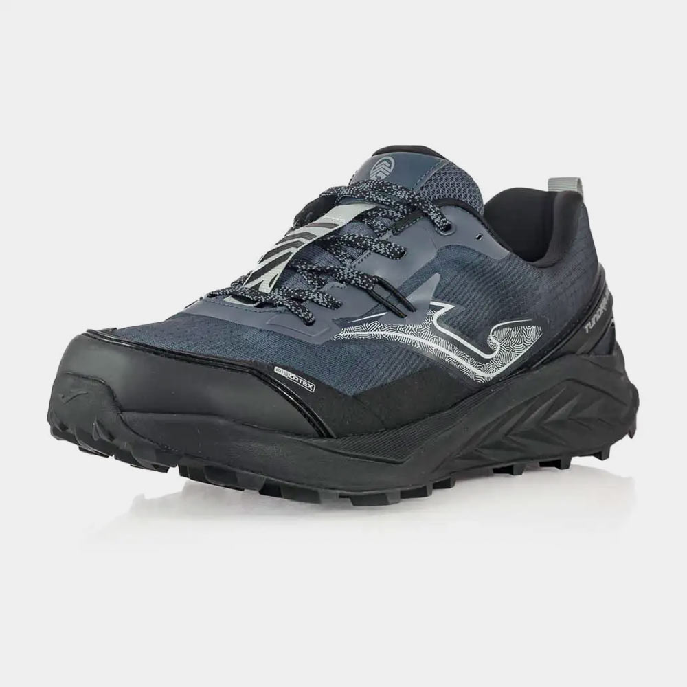 Zapatillas Trail Running Tundra Ax Men 2501 Negro Azul - Imagen 3