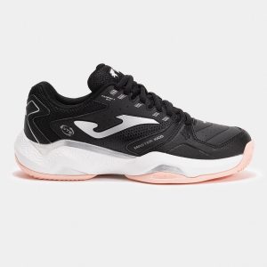 Zapatillas Tenis Master 1000 Lady 2501 C Negro Blanco Rosa