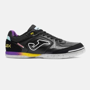 Zapatillas Futbol Sala Top Flex 2601 IN Negro Morado Amarillo