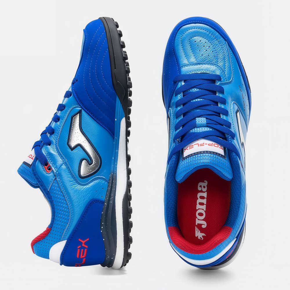 Zapatillas Futbol Top Flex Rebound 2605 TF Celeste Azul Royal - Imagen 5