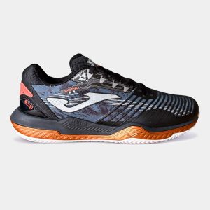Zapatillas Tenis Point Men 2501 AC Negro Naranja