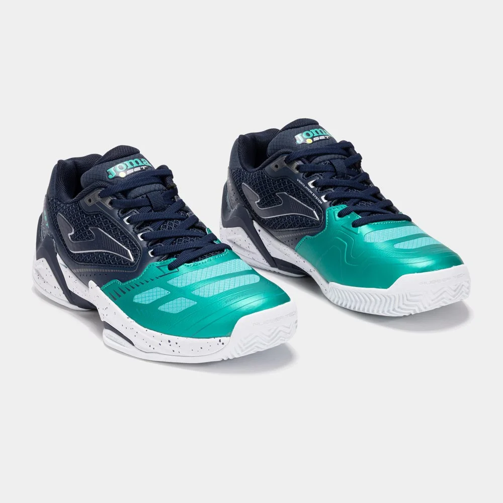 Zapatillas Tenis Set Men 2543 AC Turquesa Marino - Imagen 3