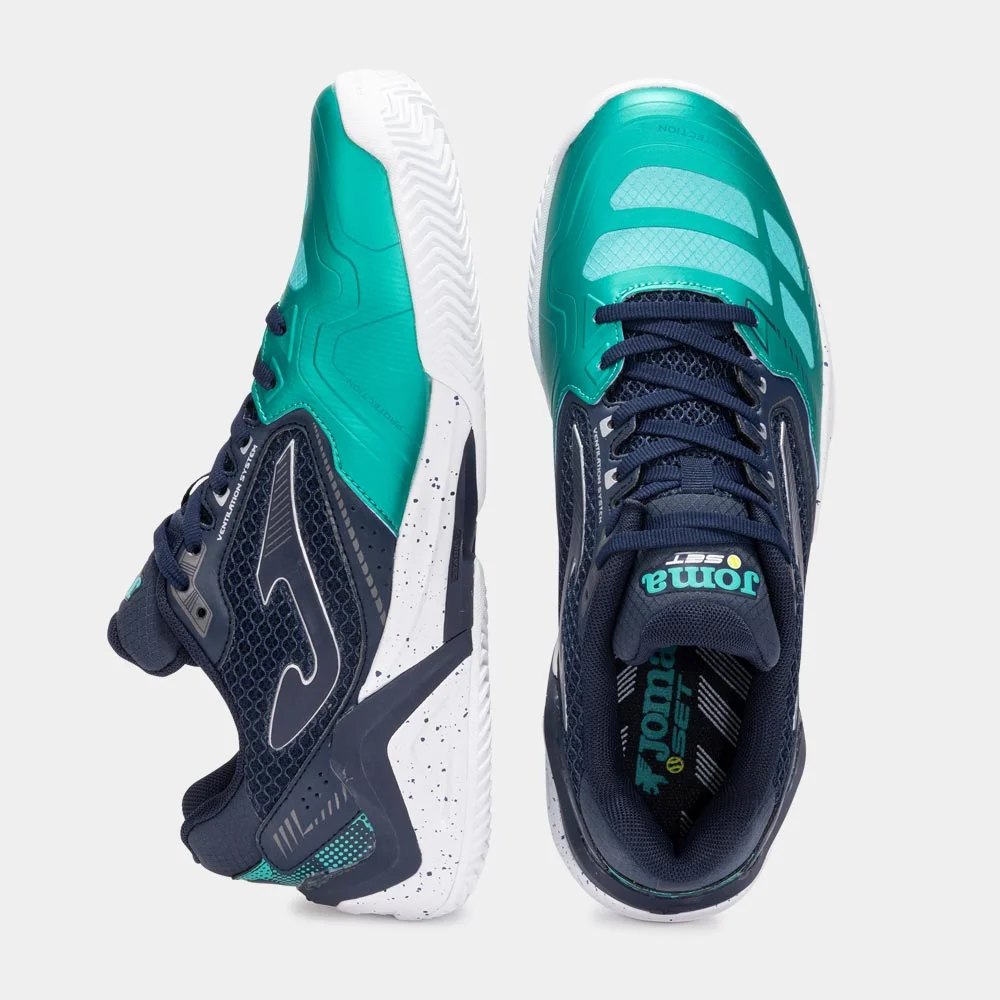 Zapatillas Tenis Set Men 2543 AC Turquesa Marino - Imagen 5