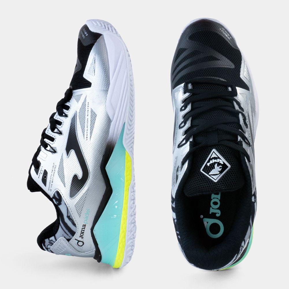 Zapatillas Padel Spin Men 2612 Negro Gris - Imagen 4