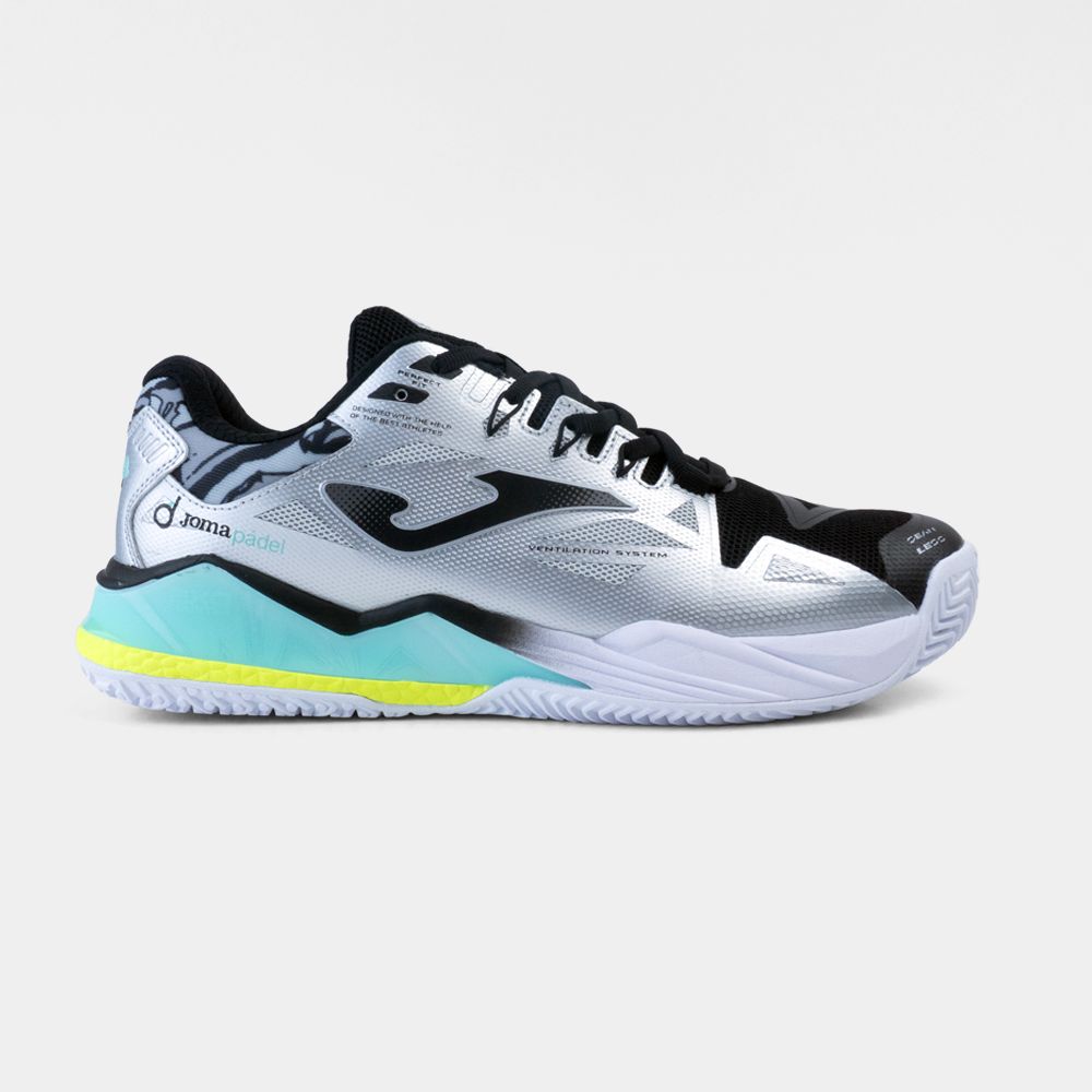 Zapatillas Padel Spin Men 2612 Negro Gris - Imagen 2