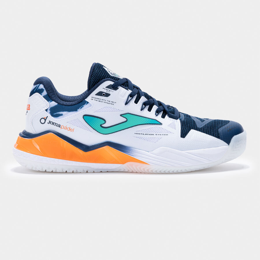 Zapatillas Padel Spin Men 2632 Blanco Morado - Imagen 2