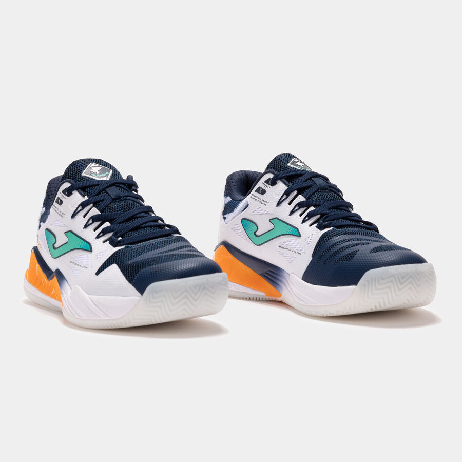 Zapatillas Padel Spin Men 2632 Blanco Morado - Imagen 3