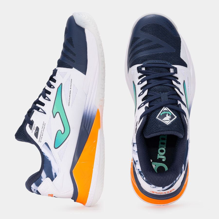 Zapatillas Padel Spin Men 2632 Blanco Morado - Imagen 5