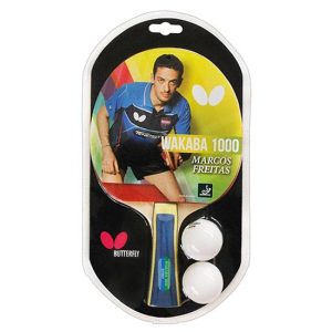 Set de raquetas de Ping Pong Wakaba 1000 Butterfly