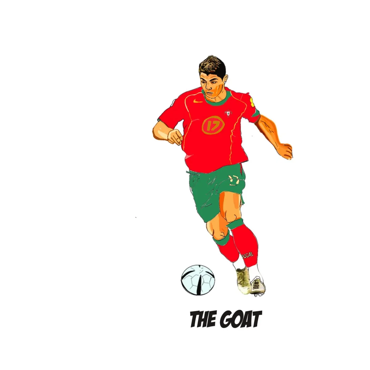 Camiseta Cristiano Ronaldo The Goat - Imagen 4