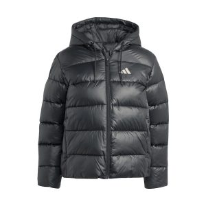 CHAQUETA DE PLUMA SINTÉTICA CON CAPUCHA ADIDAS CLIMAWARM MUJER NEGRA