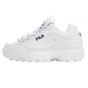 FILA DISRUPTOR II PREMIUM JUVENIL COLOR BLANCO MARINO