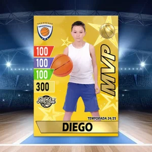 Cromo de Baloncesto Personalizado